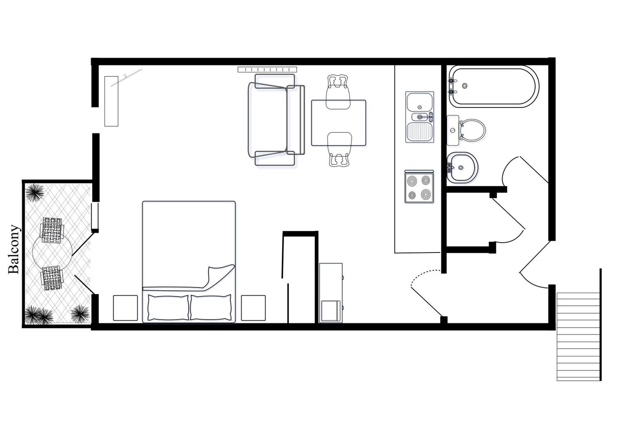 Gorgeous With Balcony, 2 Mins To And Pier *